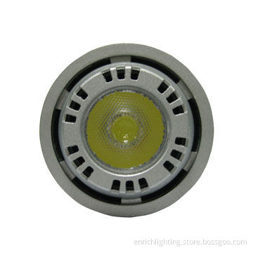 7070 SMD 10W MR16 LED spotlight, 450-500lm, 12V AC, >80Ra CRI with beam angle of 30 degrees